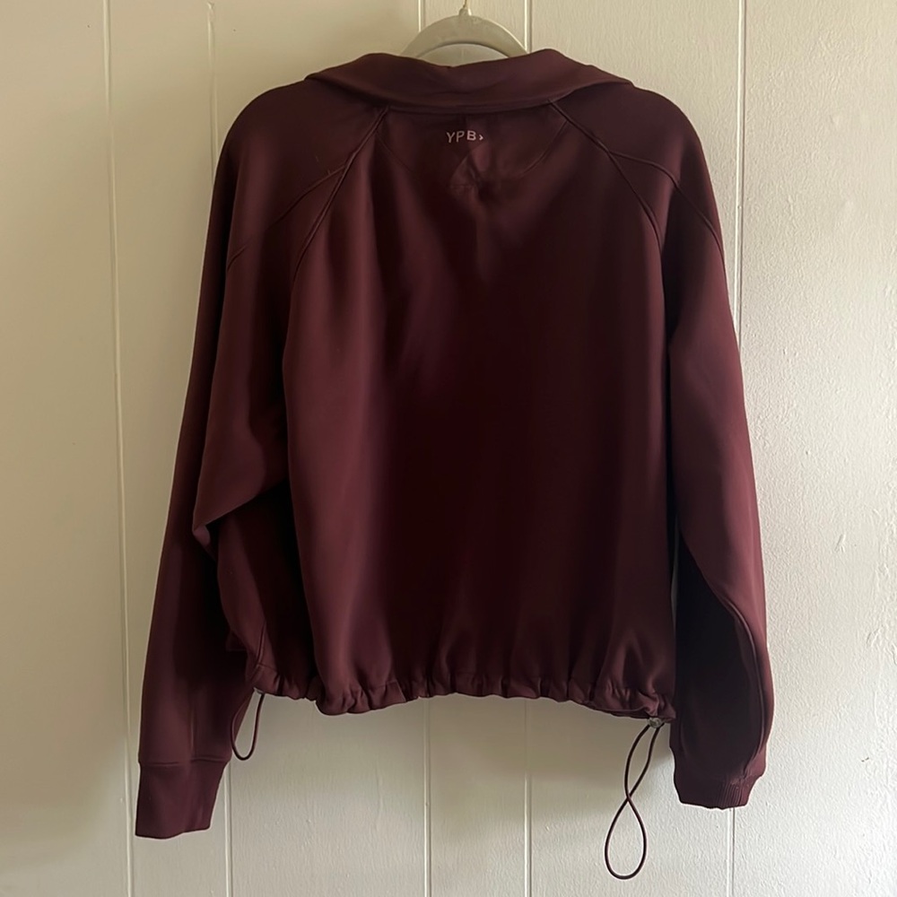 Abercrombie YPB light maroon jacket